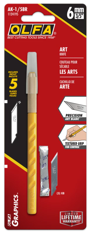 Cortador Artístico de Precisión AK-1/5B (Incluye 5 Cuchillas de Recambio)