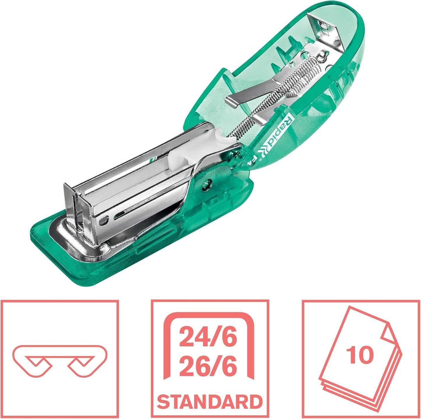 Mini grapadora Rapid Colour'Breeze F4