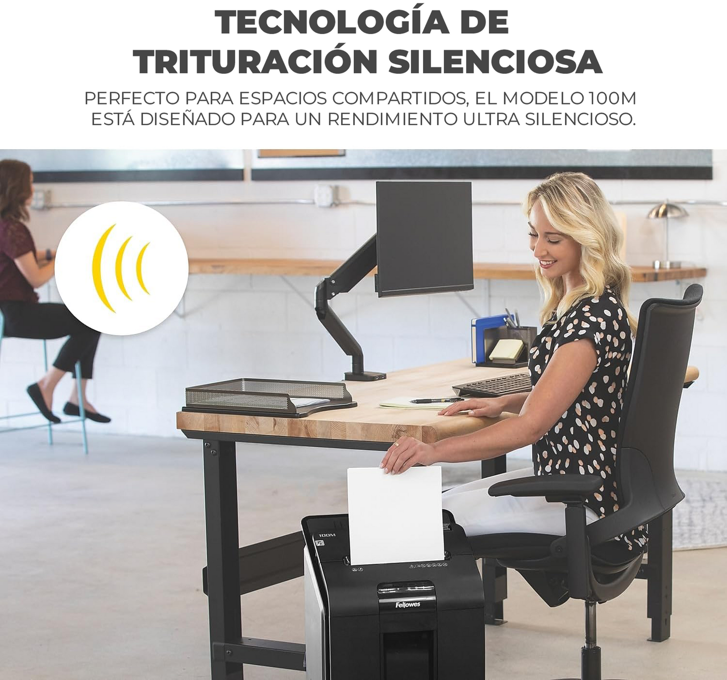 Fellowes AutoMax Micro-Cut - Trituradora de papel 2 en 1 con alimentación automática de 100 hojas