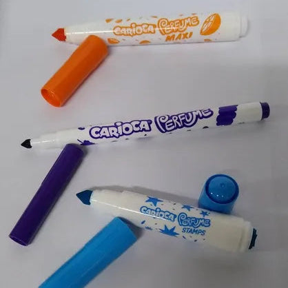Set de colores mágicos Carioca: arcoíris, borrables y perfumados.