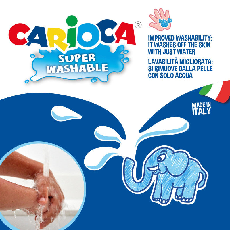 Marcadores Tinta superlavable - 50 Uds