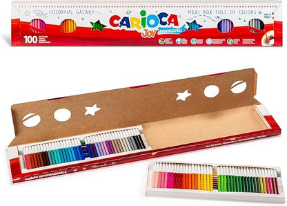 Marcadores Carioca Punta Fina - 100 uds