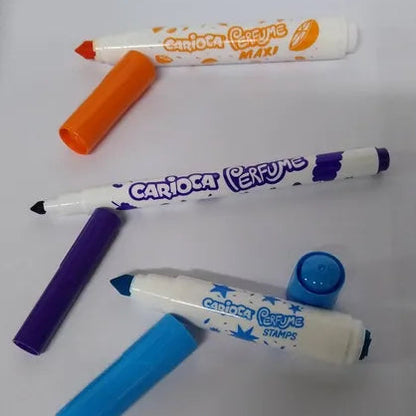 Set de colores mágicos Carioca: arcoíris, borrables y perfumados.