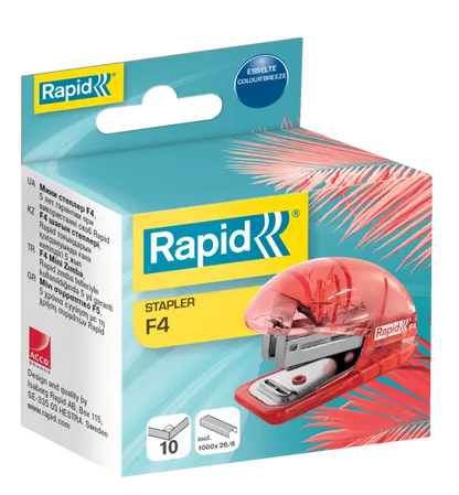 Mini grapadora Rapid Colour'Breeze F4
