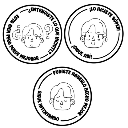 Kit X3 Sellos para profesores