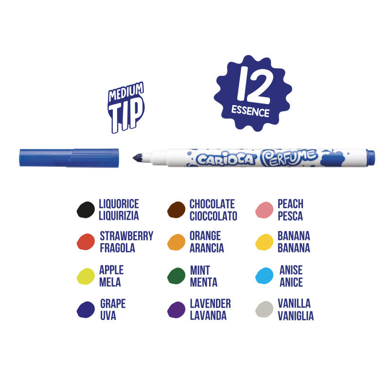 Marcadores Perfume - 12 Uds