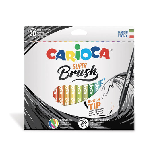 Marcadores Super Brush - 20 Uds